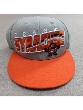 Syracuse Orange Hat Gray Forty Seven Snapback Embroidered